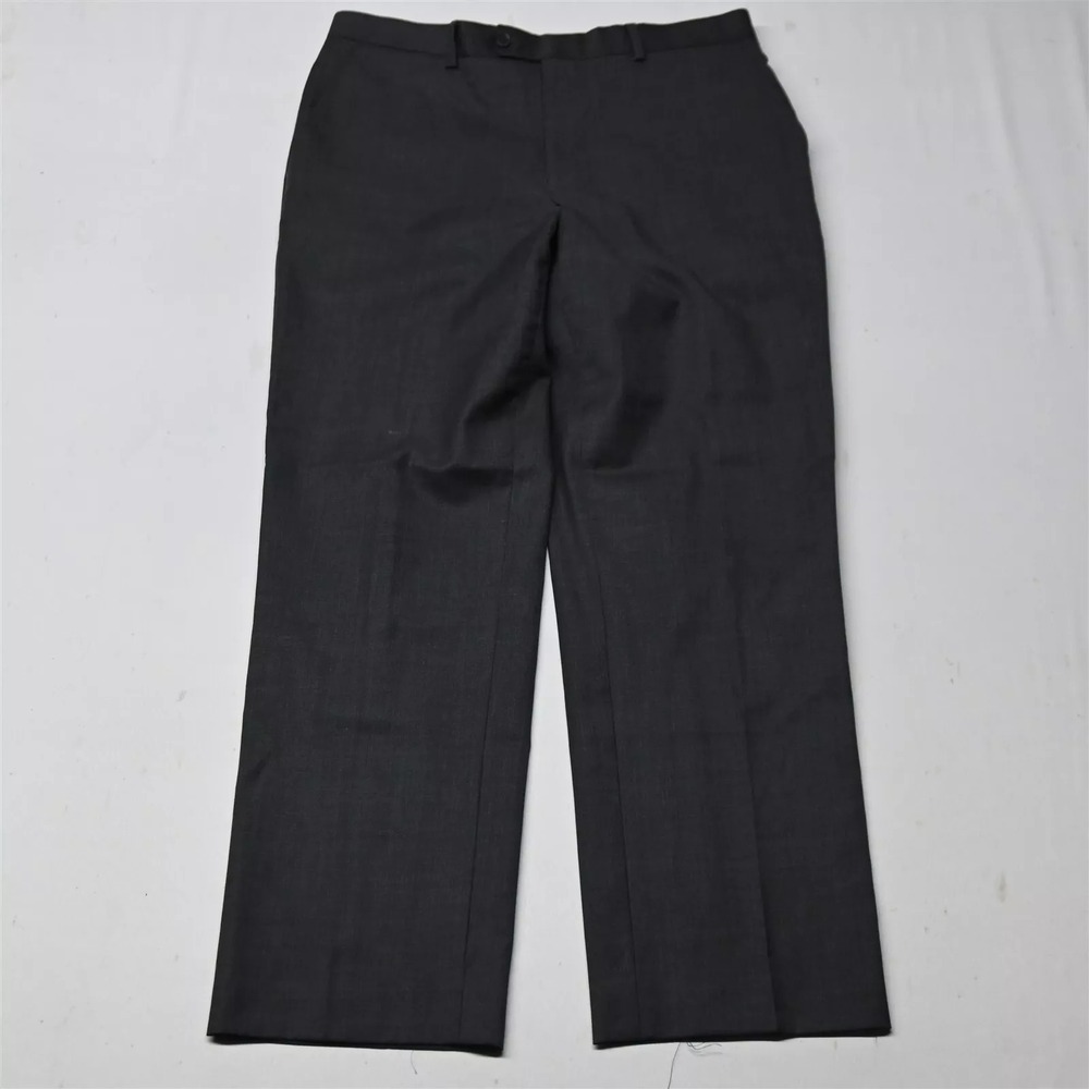 Mantoni 34x30 Gray Super‎ 140s Wool Suit Slacks Mens Dress Pants